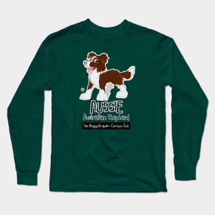 Aussie CartoonClub - Brown Long Sleeve T-Shirt